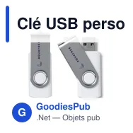 Clé USB personnalisable 4 Go avec logo - Twist USB - Miniature 1