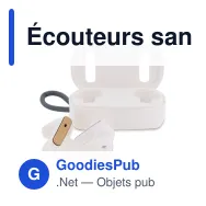 Écouteurs sans fil personnalisables en bambou avec logo - TWS Bamboo - Miniature 3