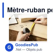 Mètre-ruban personnalisable Tyler RCS pour objets publicitairesavec logo - Miniature 11