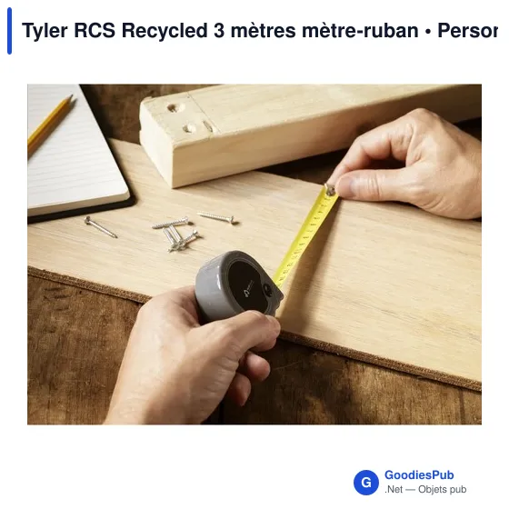 Mètre-ruban personnalisable Tyler RCS pour objets publicitairesavec logo - Image 11