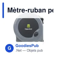 Mètre-ruban personnalisable Tyler RCS pour objets publicitairesavec logo - Miniature 12