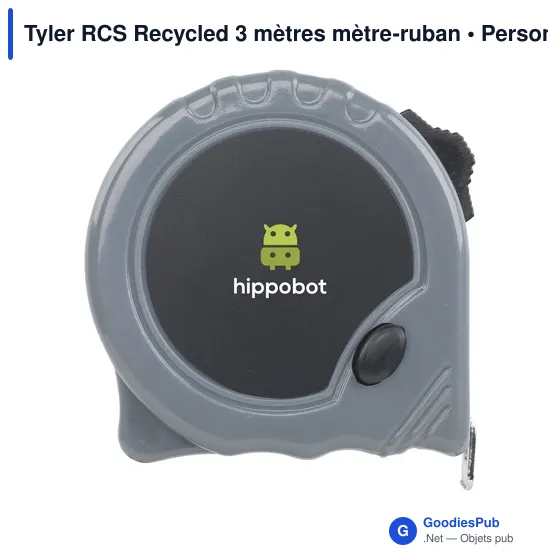 Mètre-ruban personnalisable Tyler RCS pour objets publicitairesavec logo - Image 12