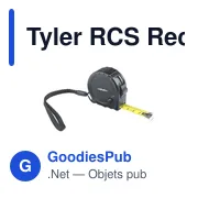 Mètre-ruban personnalisable Tyler RCS pour objets publicitairesavec logo - Miniature 5