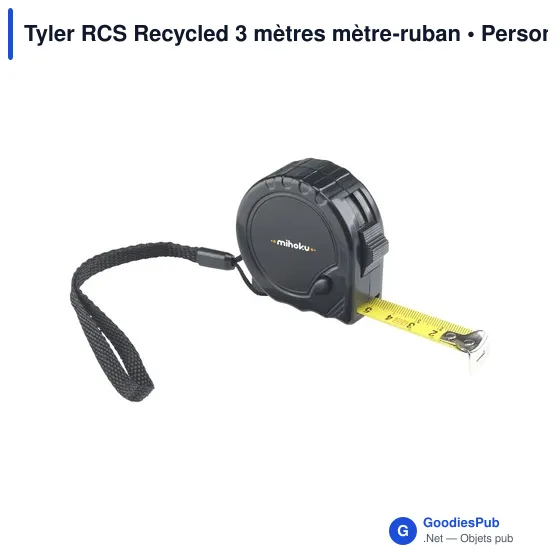 Mètre-ruban personnalisable Tyler RCS pour objets publicitairesavec logo - Image 5