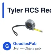 Mètre-ruban personnalisable Tyler RCS pour objets publicitairesavec logo - Miniature 7