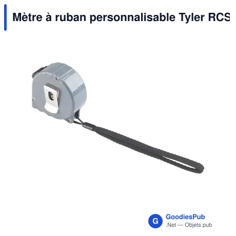 Mètre à ruban personnalisable Tyler RCS avec logo