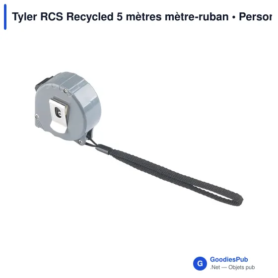 Mètre à ruban personnalisable Tyler RCS avec logo - Image 1