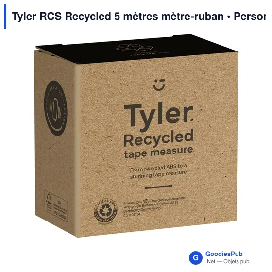 Mètre à ruban personnalisable Tyler RCS avec logo - Image 2