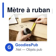 Mètre à ruban personnalisable Tyler RCS avec logo - Miniature 4