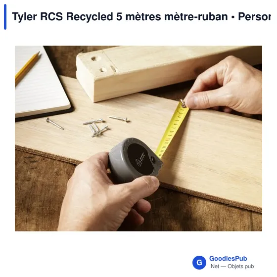 Mètre à ruban personnalisable Tyler RCS avec logo - Image 4