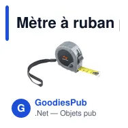 Mètre à ruban personnalisable Tyler RCS avec logo - Miniature 5