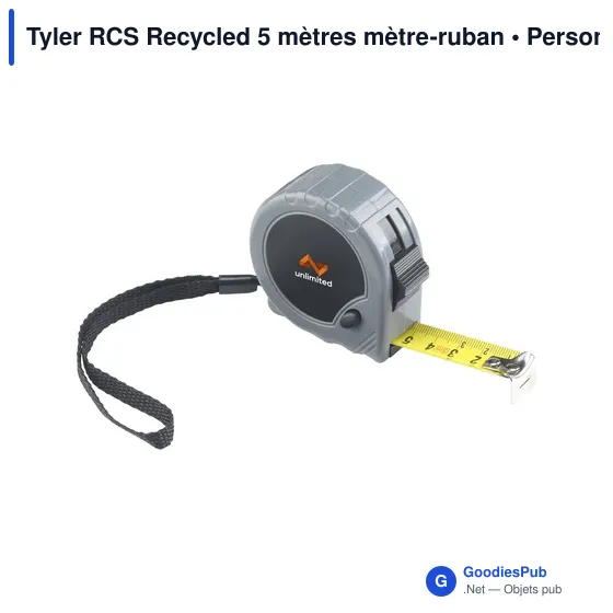 Mètre à ruban personnalisable Tyler RCS avec logo - Image 5