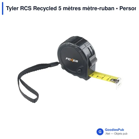 Mètre à ruban personnalisable Tyler RCS avec logo - Image 7