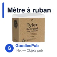 Mètre à ruban personnalisable Tyler RCS avec logo - Miniature 9
