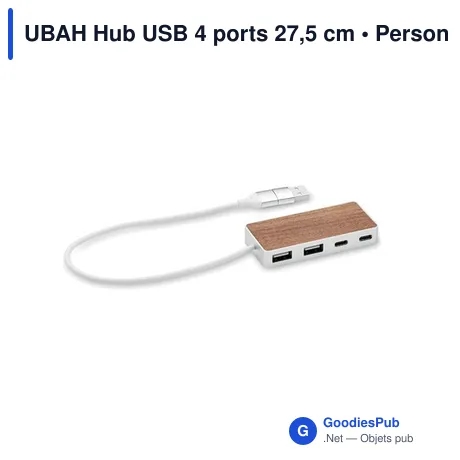 UBAH Hub USB 4 ports 27,5 cm