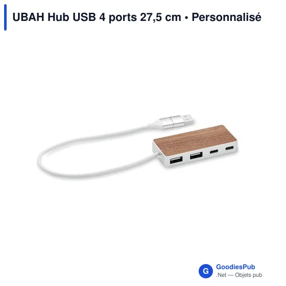 UBAH Hub USB 4 ports 27,5 cm - Image 1