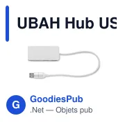 UBAH Hub USB 4 ports 27,5 cm - Miniature 2