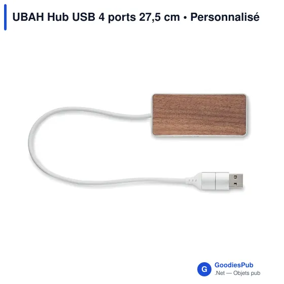 UBAH Hub USB 4 ports 27,5 cm - Image 3