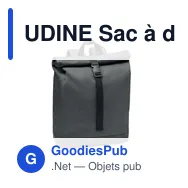 UDINE Sac à dos 600D RPET 2 tons - Miniature 1