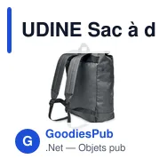 UDINE Sac à dos 600D RPET 2 tons - Miniature 3