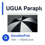 UGUA Parapluie tempête 30 pouces - Miniature 6
