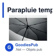 Parapluie tempête personnalisable 21 pouces avec logo - Miniature 12