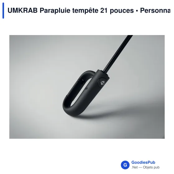 Parapluie tempête personnalisable 21 pouces avec logo - Image 8