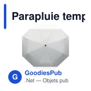 Parapluie tempête personnalisable 21 pouces avec logo - Miniature 9