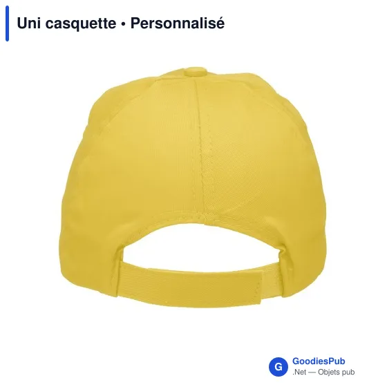 Casquette personnalisable en coton avec logo - Uni casquette - Image 2