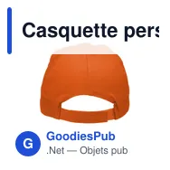 Casquette personnalisable en coton avec logo - Uni casquette - Miniature 12