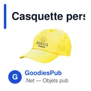 Casquette personnalisable en coton avec logo - Uni casquette - Miniature 5