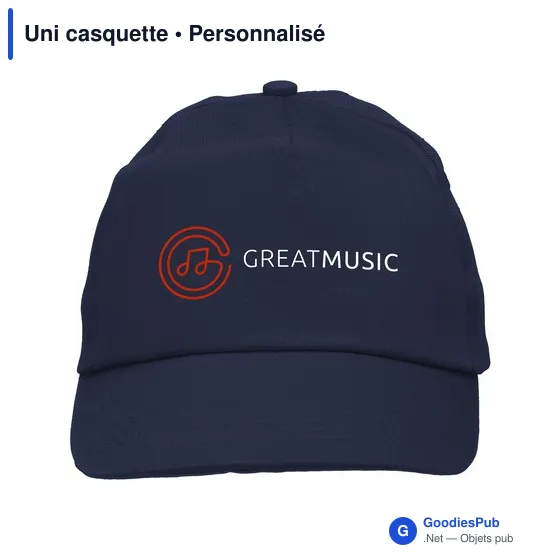 Casquette personnalisable en coton avec logo - Uni casquette - Image 6