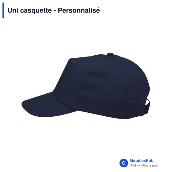 Casquette personnalisable en coton avec logo - Uni casquette - Image 8