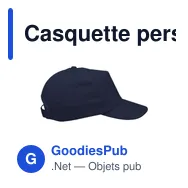 Casquette personnalisable en coton avec logo - Uni casquette - Miniature 9