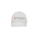 Variante blanc - Casquette personnalisable en coton avec logo - Uni casquette