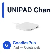UNIPAD Chargeur sans fil 4000 mAh - Miniature 1