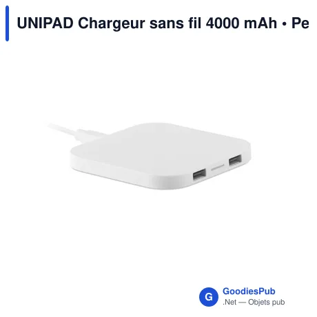 UNIPAD Chargeur sans fil 4000 mAh