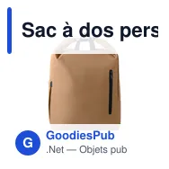 Sac à dos personnalisable pour PC 15'' avec logo - UNITON - Miniature 3