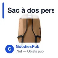 Sac à dos personnalisable pour PC 15'' avec logo - UNITON - Miniature 4
