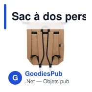 Sac à dos personnalisable pour PC 15'' avec logo - UNITON - Miniature 10
