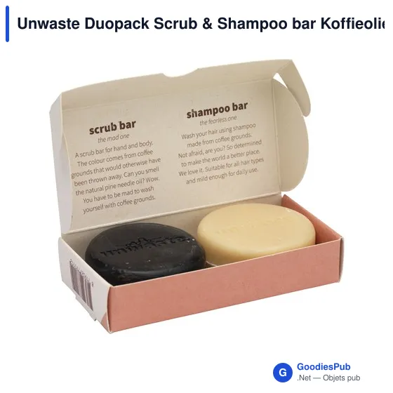 Set cosmétique personnalisable Unwaste Duopack Scrub & Shampoo avec logo - Image 4
