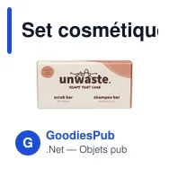 Set cosmétique personnalisable Unwaste Duopack Scrub & Shampoo avec logo - Miniature 5