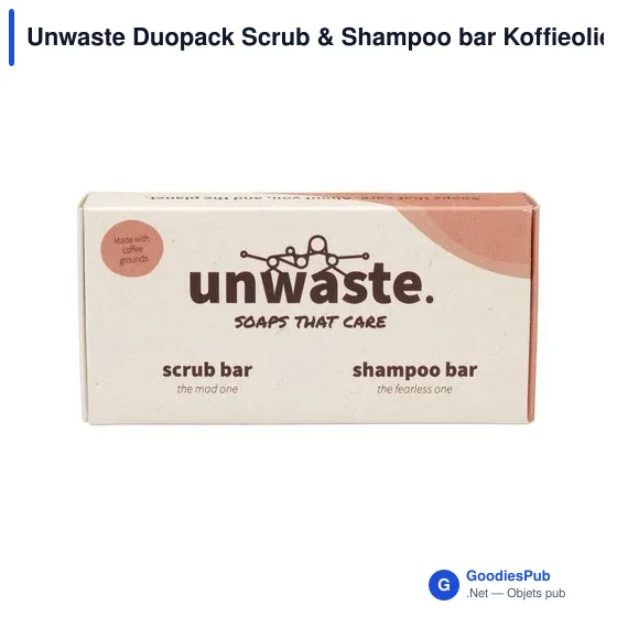 Set cosmétique personnalisable Unwaste Duopack Scrub & Shampoo avec logo - Image 5