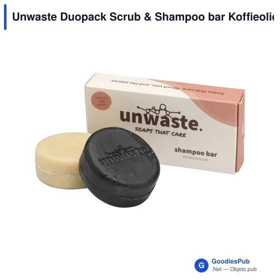 Set cosmétique personnalisable Unwaste Duopack Scrub & Shampoo avec logo - Image 6