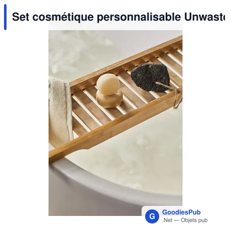Set cosmétique personnalisable Unwaste Duopack Soap & Scrub bar avec logo
