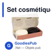 Set cosmétique personnalisable Unwaste Duopack Soap & Scrub bar avec logo - Miniature 4