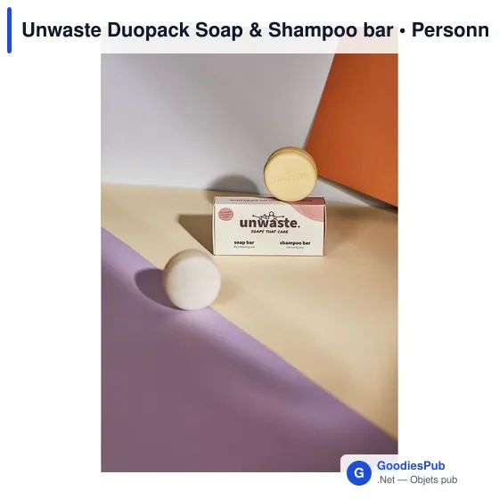 Savon et shampoing personnalisables Unwaste Duopack avec logo - Image 2