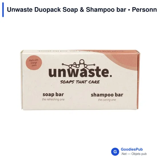 Savon et shampoing personnalisables Unwaste Duopack avec logo - Image 5