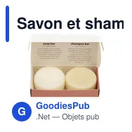 Savon et shampoing personnalisables Unwaste Duopack avec logo - Miniature 7