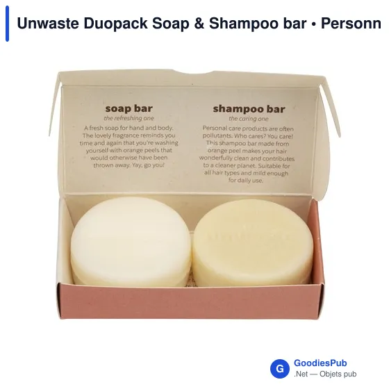 Savon et shampoing personnalisables Unwaste Duopack avec logo - Image 7
